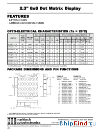 Datasheet MTAN4123R-11A manufacturer Marktech